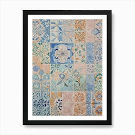 Tile Mosaic no3 Art Print