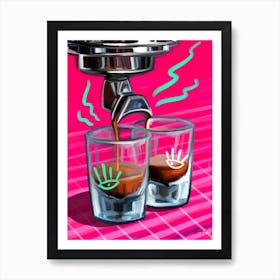 Coffee Lovers 3 Art Print