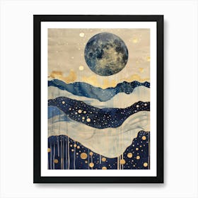 Moon In The Sky 3 Art Print