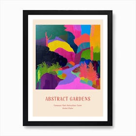 Colourful Gardens Fairmount Park Horticulture Center Usa 1 Red Poster Art Print