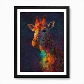 Giraffe Canvas Print 16 Art Print