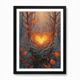 Heart Of The Forest 10 Art Print