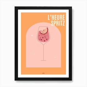 L'heure Spritz Art Print