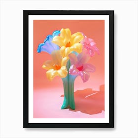 Dreamy Inflatable Flowers Daffodil 2 Art Print