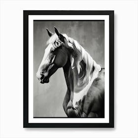 Horse Portrait Art Print