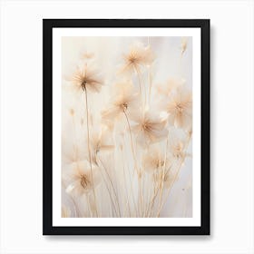 Boho Dried Flowers Geranium 4 Art Print