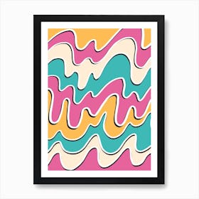 Bold Waves Art Print