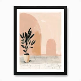 Plant In A Pot 50 Art Print