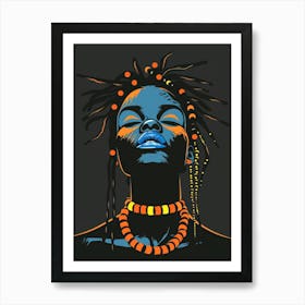 African Woman 176 Art Print