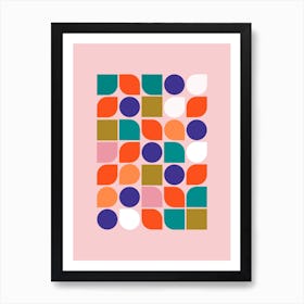 Colorful Geometry Art Print