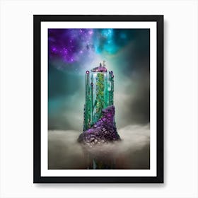 Cosmic Gemstone And Glass Universe Art Print