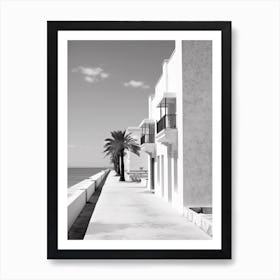 Otranto, Italy, Black And White Photography 2 Art Print