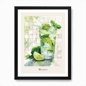 Mojito Tile Poster 1 Art Print