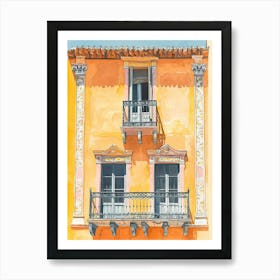 Malaga Europe Travel Architecture 3 Art Print