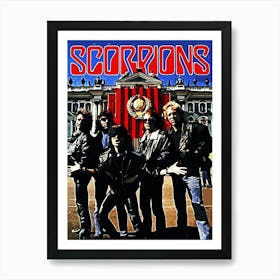 Scorpions band music 3 Art Print