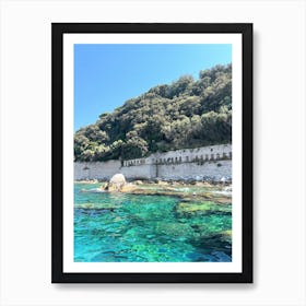 Capri Boat View Art Print