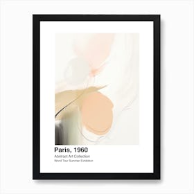 World Tour Exhibition, Abstract Art, Paris, 1960 10 Art Print