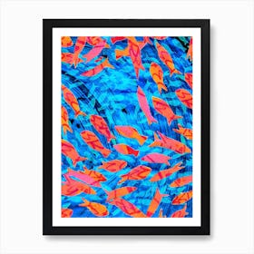 Orange Fish Art Print