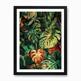 Tropical Jungle 1 nature flora Art Print