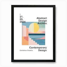 Abstract Design Archive Poster 40 Art Print