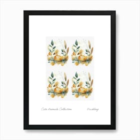 Cute Animals Collection Duckling 3 Art Print