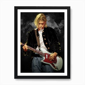 Kurt Cobain Nirvana Poster