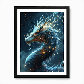 Dragon Wallpaper Art Print