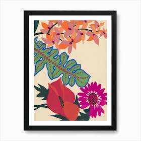 Tropical Flowers 2 Art Print