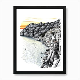 Amalfi Coast 10 Art Print