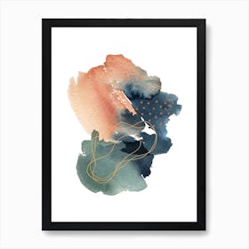 Abstract Watercolor 5 Art Print