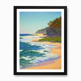 Freshwater Beach Australia Monet Style Art Print