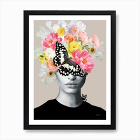 Flower Head Art Print