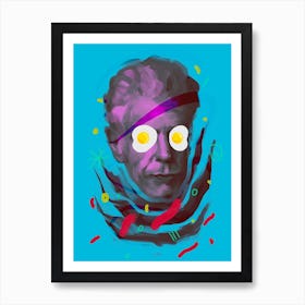 Anthony Bourdain Art Print