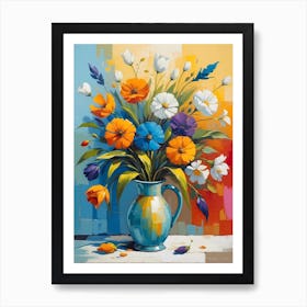 Flowers In A Vase 22 Art Print