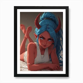 Mrs Gala Art Print