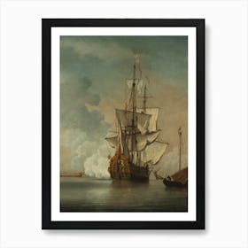 Ship In The Water Art Print