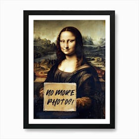 No Make Photos Art Print