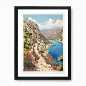 Path To The Sea 4 Art Print