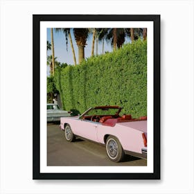 Pink Cadillac IV on Film Art Print