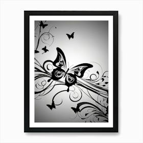 Butterfly Wallpaper 12 Art Print