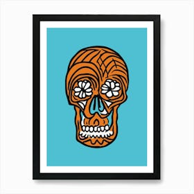 Day Of The Dead Skull 1 Art Print