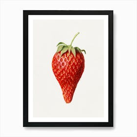 Strawberry - Strawberry Stock Videos & Royalty-Free Footage Art Print