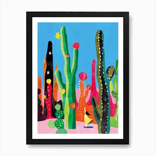 Cactus Time Art Print
