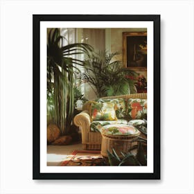 Tropical Vibes Living Room Art Print