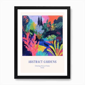 Colourful Gardens Gothenburg Botanical Garden Sweden 1 Blue Poster Art Print