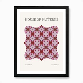 Tile Pattern Poster 3 Art Print