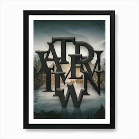 Twilight Zone Logo Art Print