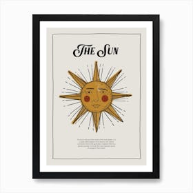 The Sun Nude Art Print