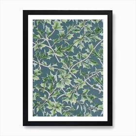 Holly 2 tree Vintage Botanical Art Print