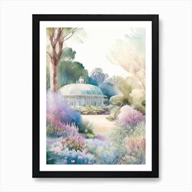 Adelaide Botanic Garden, 1, Australia Pastel Watercolour Art Print